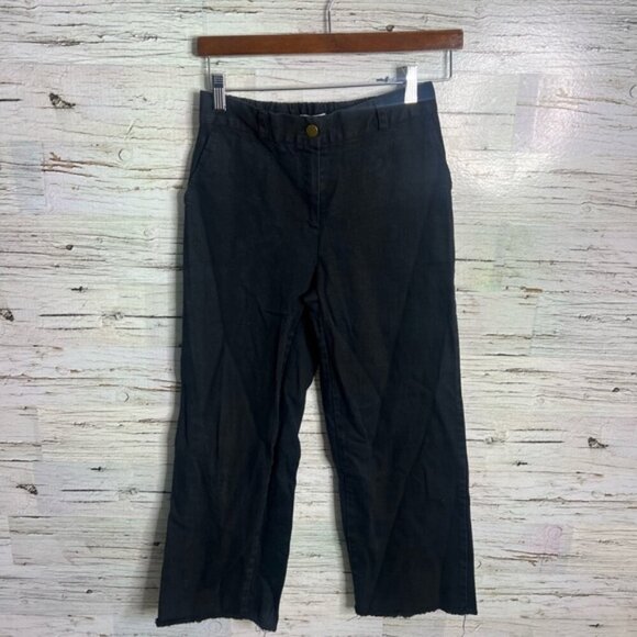 Oak + Fort Black Cropped Pant size small - Picture 1 of 9